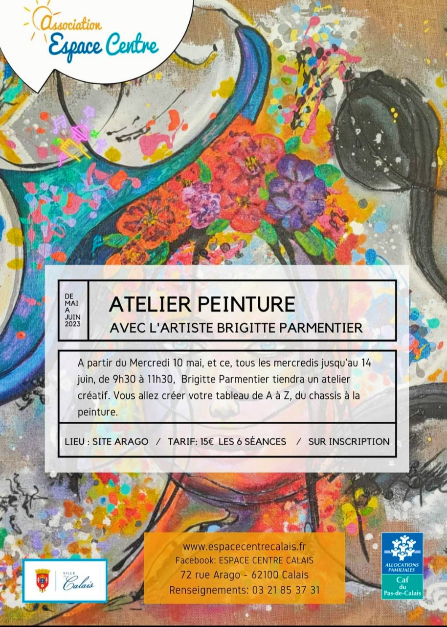 affiche atelier espace centre.