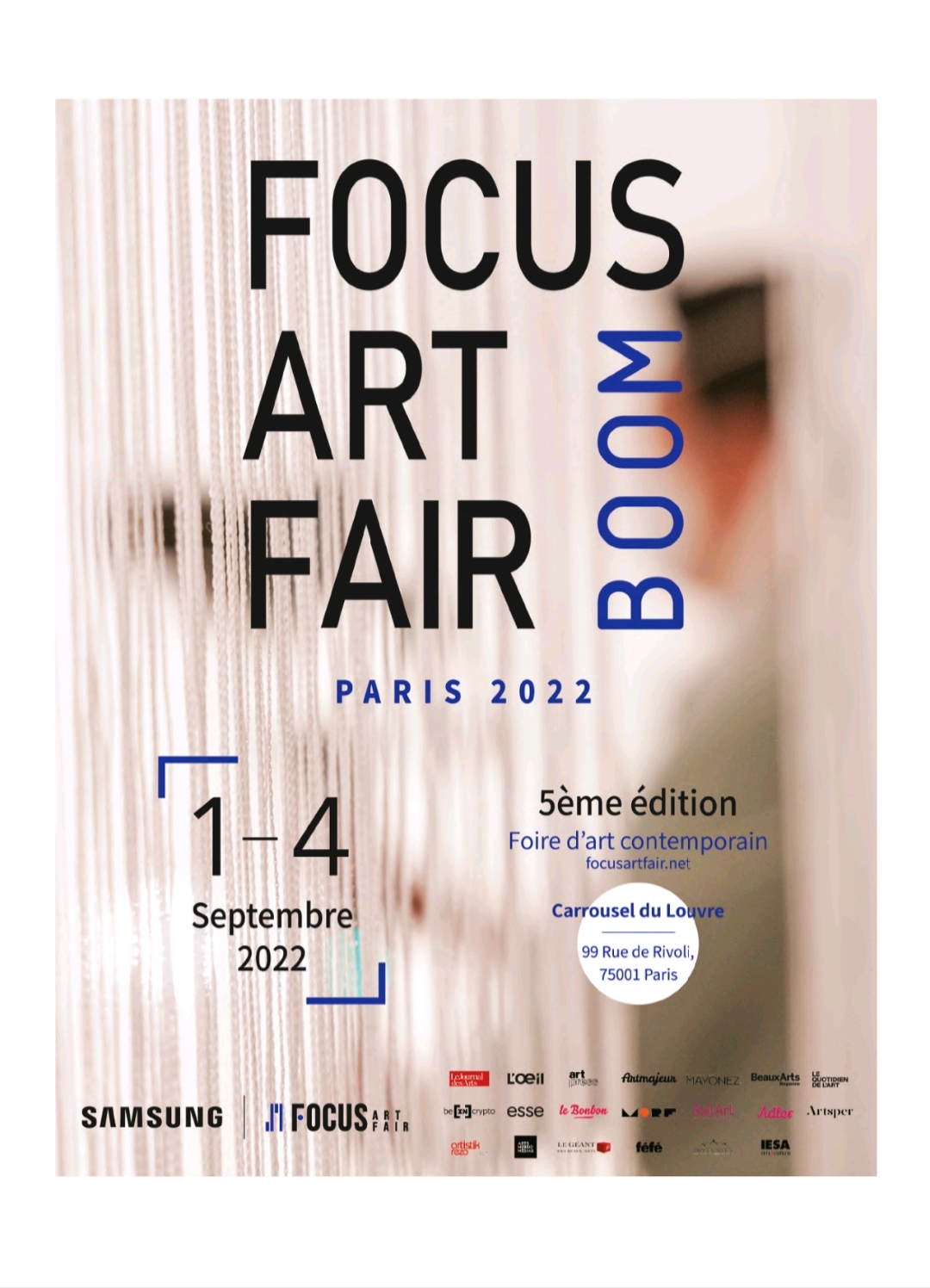 affiche focus art fair boom 2022