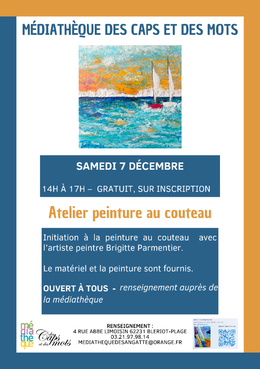 affiche mÉdiathÈque bleriot atelier